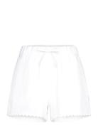 Kyle Wavy Linen Shorts Bottoms Shorts Casual Shorts White Ella&il