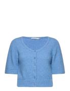 Alphagz U-Cardigan Tops Knitwear Cardigans Blue Gestuz