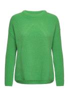 Onlbella Life Ls Detail O-Neck Cc Knt Tops Knitwear Jumpers Green ONLY