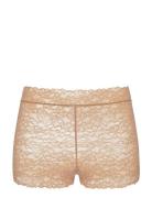 Unifit Lace Shorts Hipstertrosa Underkläder Beige Dorina