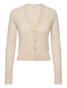 Calvin Klein Merino Wool V-Neck Cardigan Beige