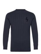 Club Emblem Crew Neck Jumper Tops Knitwear Round Necks Navy Lyle & Sco...