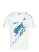 Short-Sleeved T-Shirt Tops T-shirts Short-sleeved White Batman