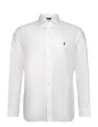 Regent Slim Fit Textured Shirt Tops Shirts Business White Polo Ralph L...