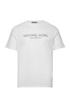 Fd Modern Tee Tops T-shirts Short-sleeved White Michael Kors