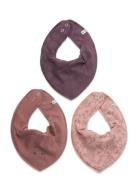 Bandana Bib Girl -Aop Baby & Maternity Care & Hygiene Dry Bibs Pink Pi...