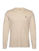 Custom Slim Jersey Long-Sleeve T-Shirt Tops T-shirts Long-sleeved Beig...
