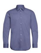 H-Hank-Kent-C3-214 Tops Shirts Business Blue BOSS