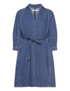 Liva Short Dress Kort Klänning Blue InWear