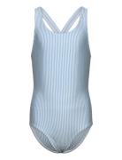 Swimsuit Baddräkt Badkläder Blue Color Kids