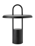 Stelton Pier Portable Led Lampe H 33.5 Cm Black Svart