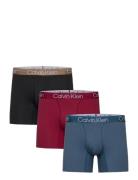 Boxer Brief 3Pk Boxerkalsonger Black Calvin Klein