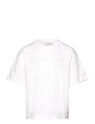 Short Sleeves Tee-Shirt Tops T-shirts Short-sleeved White Little Marc ...