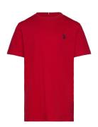 Dhm Tshirt Tops T-shirts Short-sleeved Red U.S. Polo Assn.