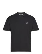 Joel T-Shirt 11415 Designers T-shirts Short-sleeved Black Samsøe Samsø...