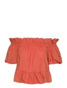 Gina Tricot Offshoulder Blouse Orange