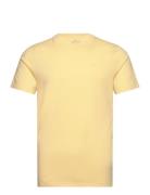 Hco. Guys Knits Tops T-shirts Short-sleeved Yellow Hollister