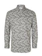 Slhslim-Ethan Shirt Ls Aop Noos Tops Shirts Casual Multi/patterned Sel...