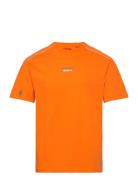 Sport Tech Logo Relaxed Tee Sport T-shirts Short-sleeved Orange Superd...