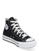Ctas Eva Lift Hi Black/White/Black Shoes Sneakers Canva Sneakers Black...