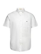 GANT Reg Classic Oxford Ss Shirt Vit