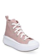 Ctas Move Hi Static Pink/White/Black Höga Sneakers Pink Converse