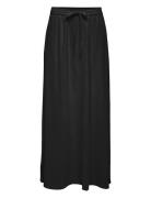 Onlmette Life Hw Long Skirt Wvn Lång Kjol Black ONLY