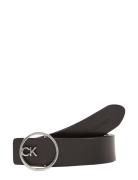 Ck Buckle Reversible Belt 3Cm Bälte Black Calvin Klein