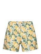 Anf Mens Swim Bottoms Shorts Casual Yellow Abercrombie & Fitch