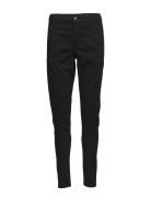 Joliefv Bottoms Jeans Straight-regular Black FIVEUNITS