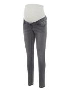 Mllola Slim Grey Jeans A. Noos Bottoms Jeans Slim Grey Mamalicious