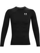 Ua Hg Armour Comp Ls Sport T-shirts Long-sleeved Black Under Armour