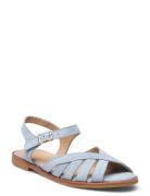 Sandals - Flat - Open Toe - Op Platta Sandaler Blue ANGULUS