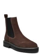 Boots - Flat Shoes Chelsea Boots Brown ANGULUS