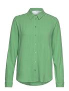 Slfviva Ls Shirt Noos Tops Shirts Long-sleeved Green Selected Femme