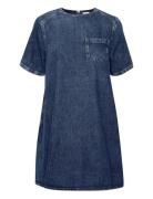 Malomw 143 Short Dress Kort Klänning Blue My Essential Wardrobe