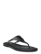 Daniella Flat Thong Platta Sandaler Black Michael Kors