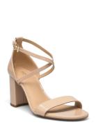 Sophie Flex Mid Sandal Med Klack Beige Michael Kors