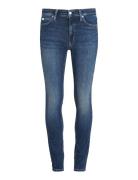 Mid Rise Skinny Bottoms Jeans Skinny Blue Calvin Klein Jeans