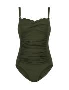 Hunkemöller Scallop Ocean Bs O Khaki Green