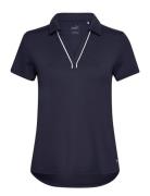 W Cloudspun Piped Ss Polo Tops T-shirts & Tops Polos Navy PUMA Golf