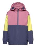 Jacket - Colorblock Tunnjacka Skaljacka Pink Color Kids