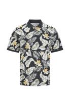 Jack & J S Jjchill Aop Polo Ss Multi/patterned