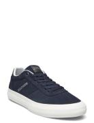 Th Hi Vulc Low Street Suede Låga Sneakers Navy Tommy Hilfiger