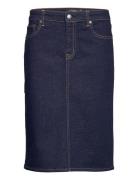 Lauren Ralph Lauren Denim Skirt Blå