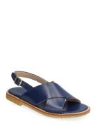 Sandals - Flat - Open Toe - Op Platta Sandaler Blue ANGULUS