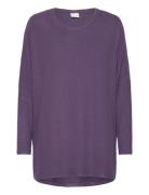 Wa-Sim 4 Tops T-shirts & Tops Long-sleeved Purple Wasabiconcept