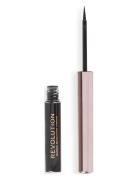 Revolution Super Flick Liquid Eyeliner Black Eyeliner Smink Black Make...