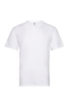 Dovre Dovre T-Shirts V-Neck Organic Vit