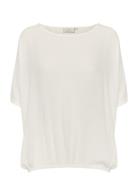 Kaamber Stanley Tops Blouses Short-sleeved White Kaffe